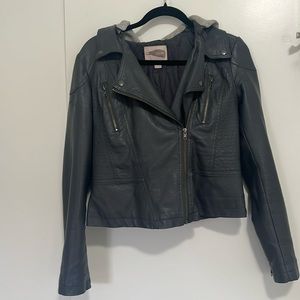 Forever 21- jacket with hoodie